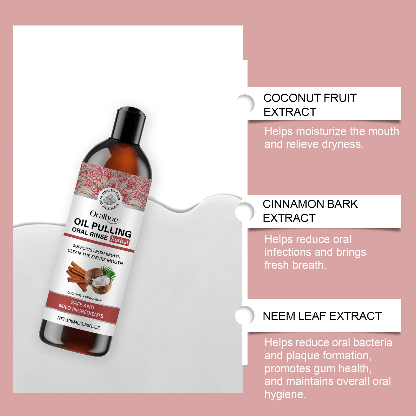 Coconut Pulling Oil Mouthwash  - Teeth Whitening With Coconut Oil review and price