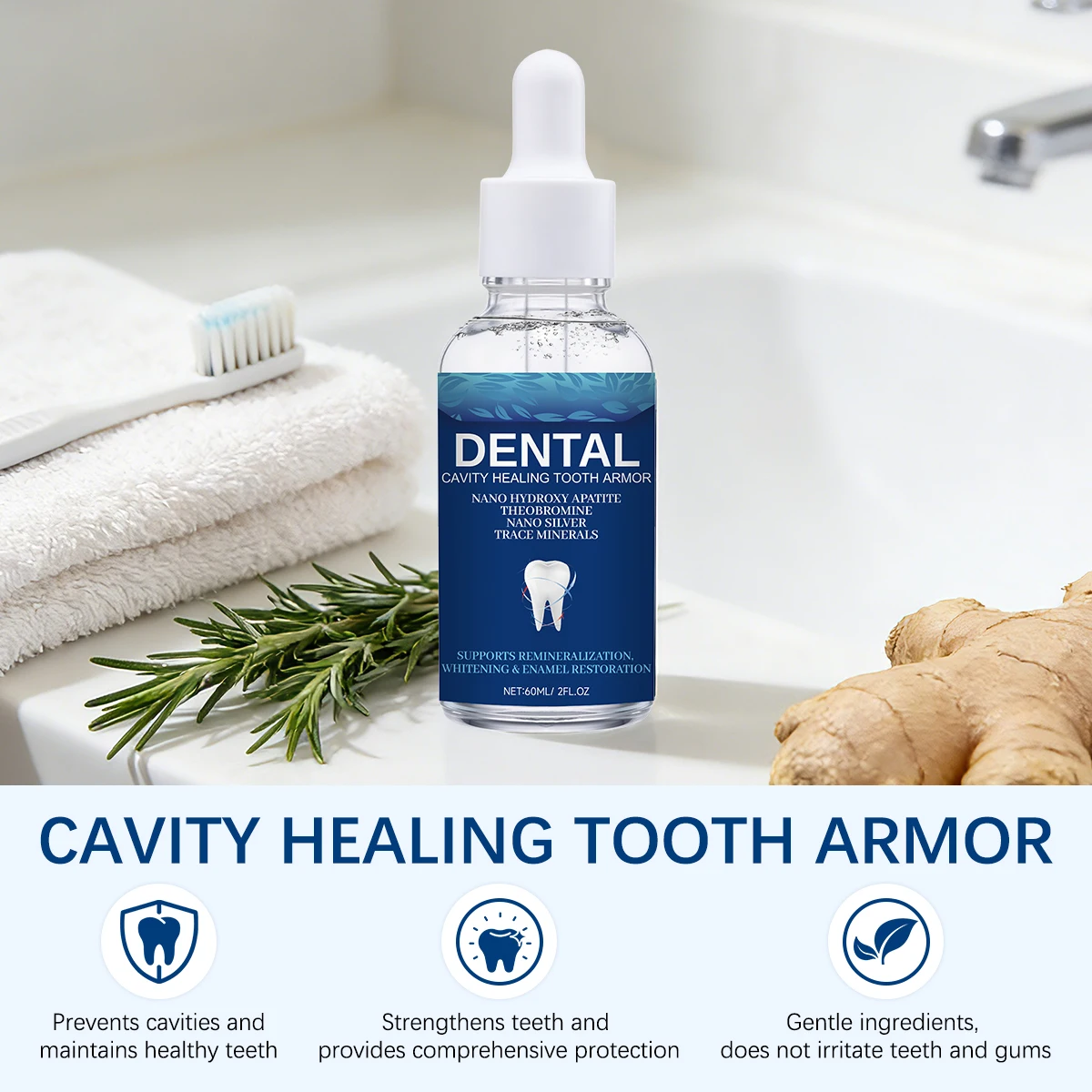 Whitening Tooth Serum 60ml Nan - Enamel Repair Serum review and price