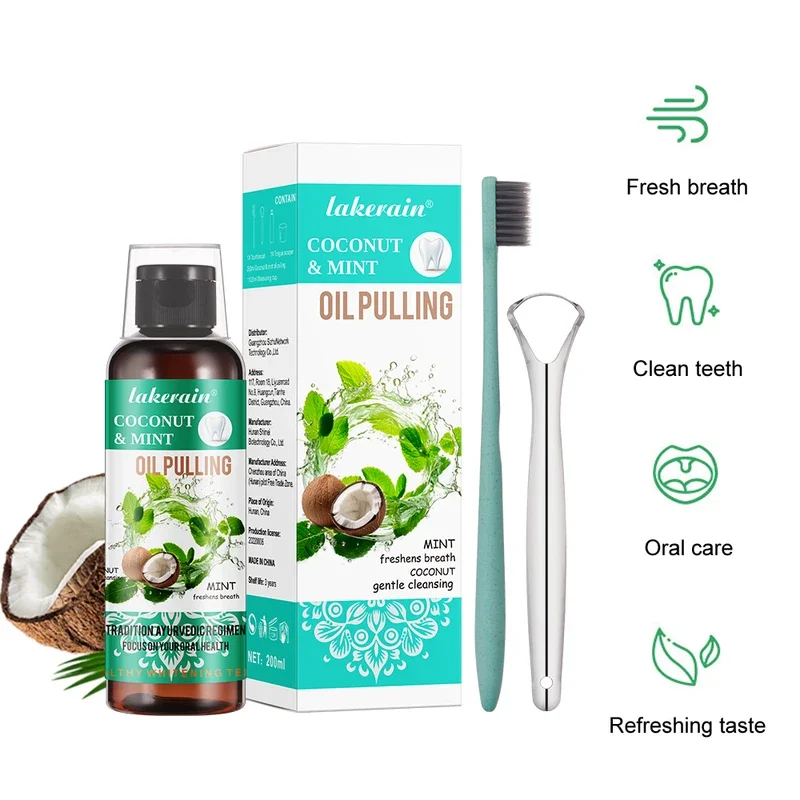60/100/200/250ml Coconut Mint  - Teeth Whitening With Coconut Oil review and price