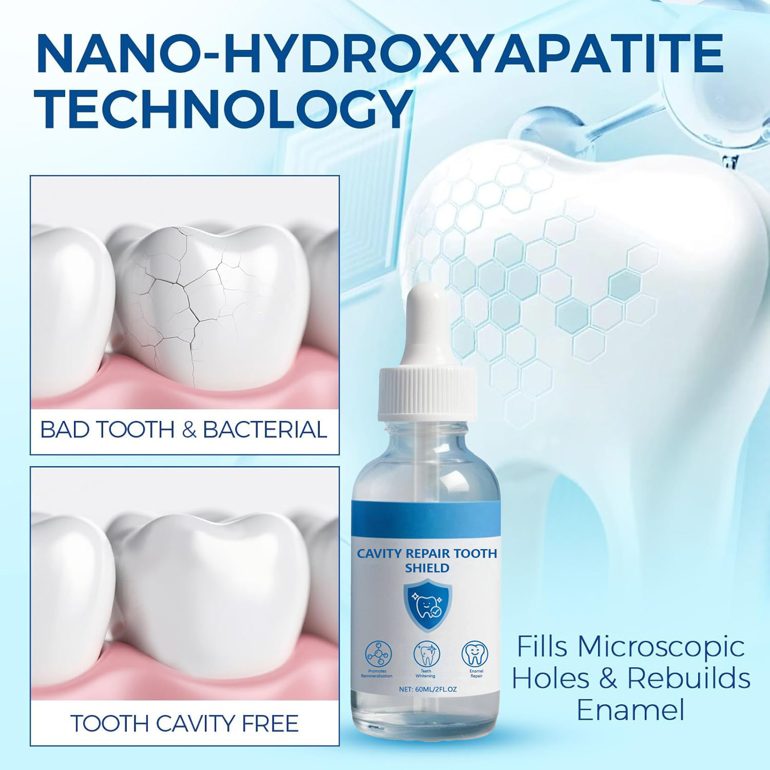 Advanced Teeth Repair & Whiten - Enamel Repair Serum review and price