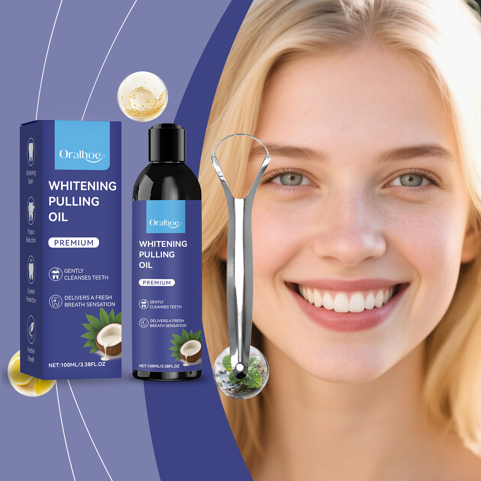 Peppermint Coconut Oil Pulling - Teeth Whitening With Coconut Oil review and price