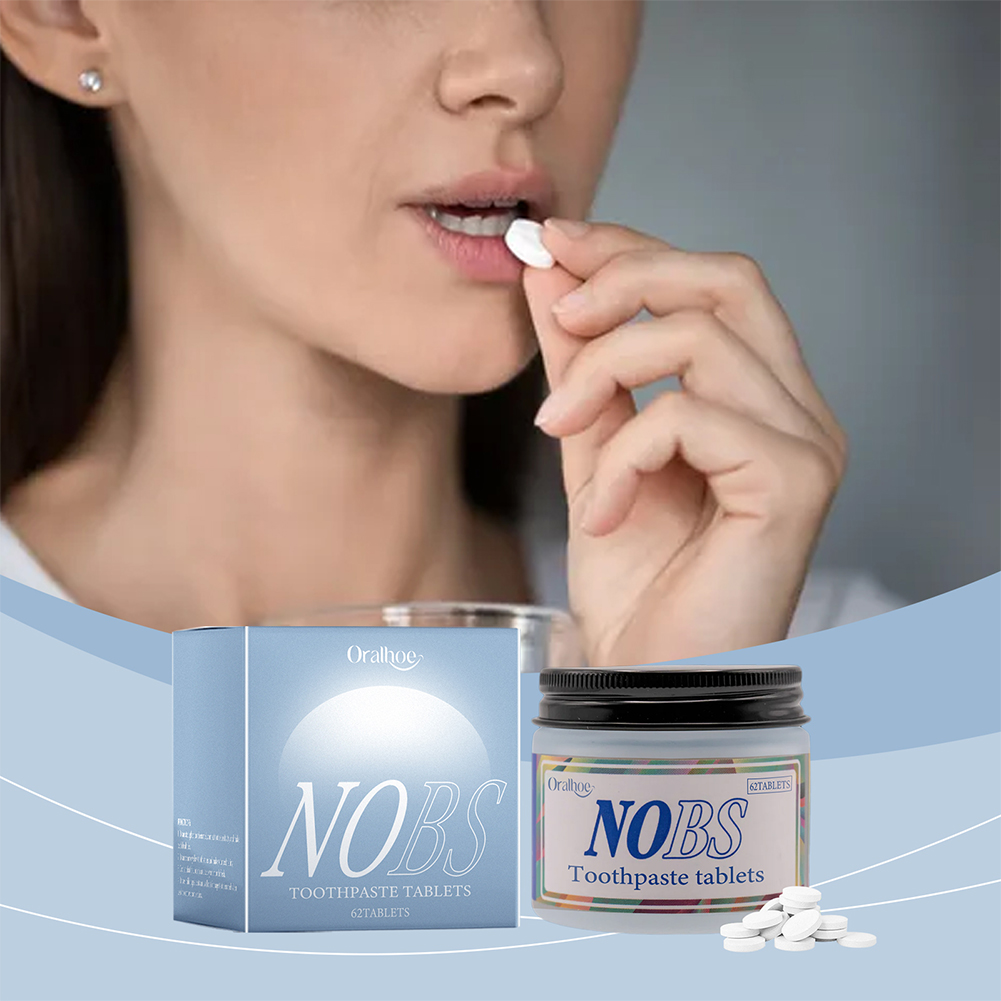 NOBS Toothpaste Tablets - Nano - Teeth Whitening With Coconut Oil review and price