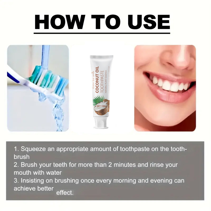 100g Coconut Oil Whitening Too - Teeth Whitening With Coconut Oil review and price
