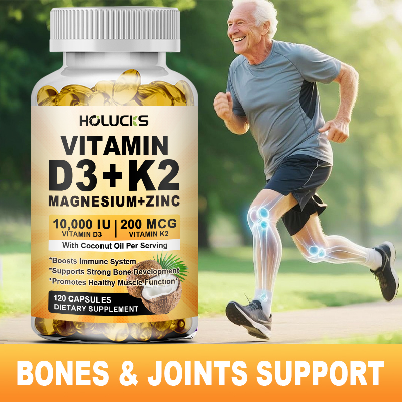Vitamin D3 K2 Capsule, with Co - Teeth Whitening With Coconut Oil review and price